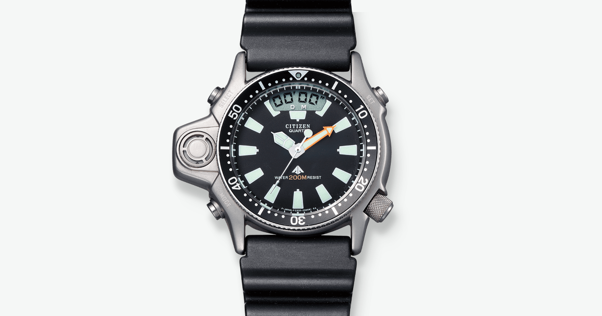 PROMASTER AQUALAND DEPTH METER | CITIZEN DESIGN