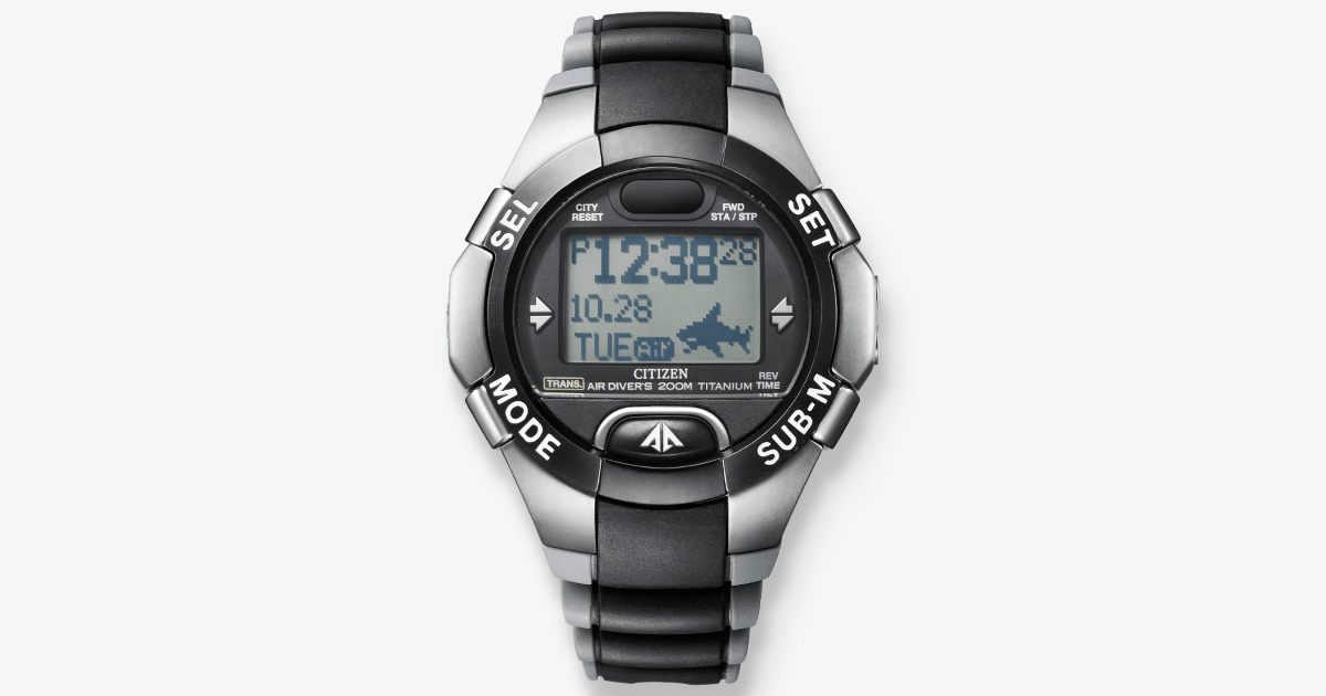 【動作未確認】CITIZEN Cyber AQUALAND PROMASTER CYBER AQUALAND | CITIZEN DESIGN