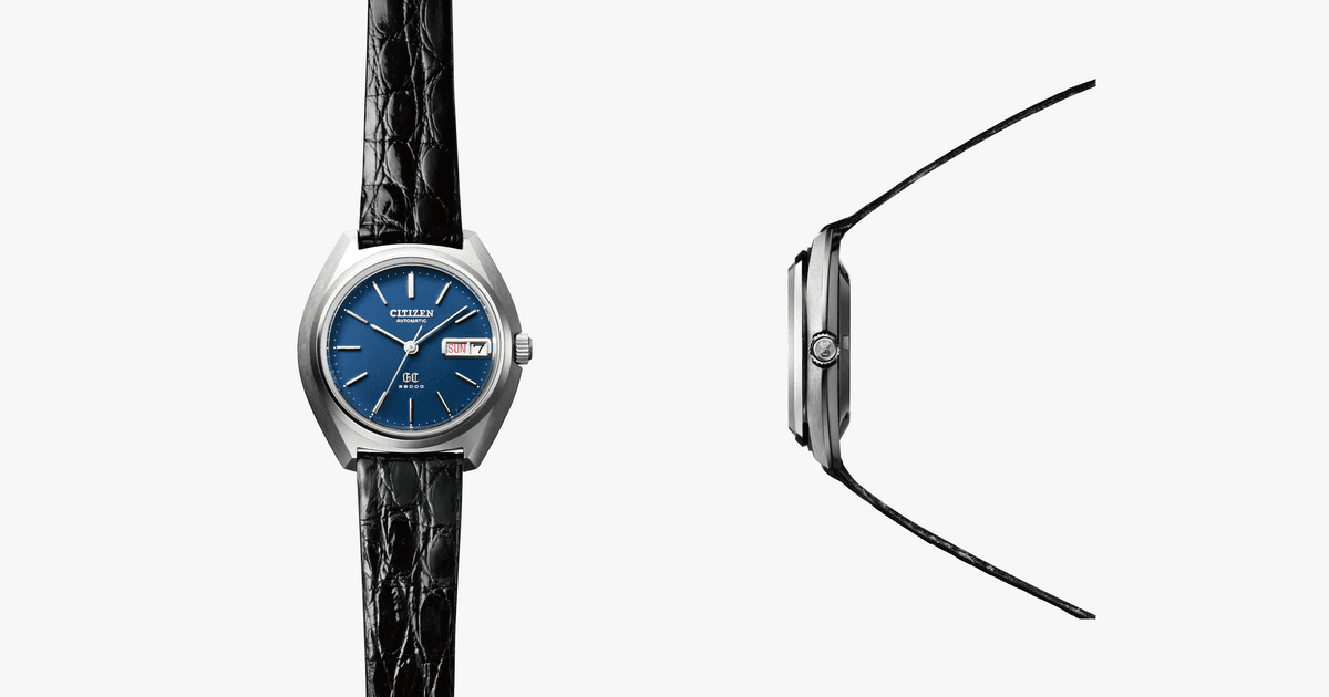 ながれる」と 「きらめく」の対比 | CITIZEN DESIGN